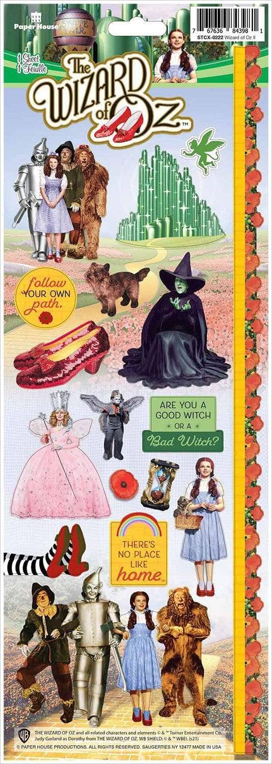 Decorative Stickers-Wizard of Oz Cardstock