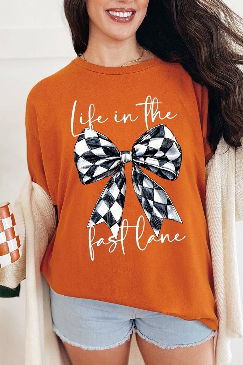 Life in The Fast Lane Graphic Heavy Cotton Tee