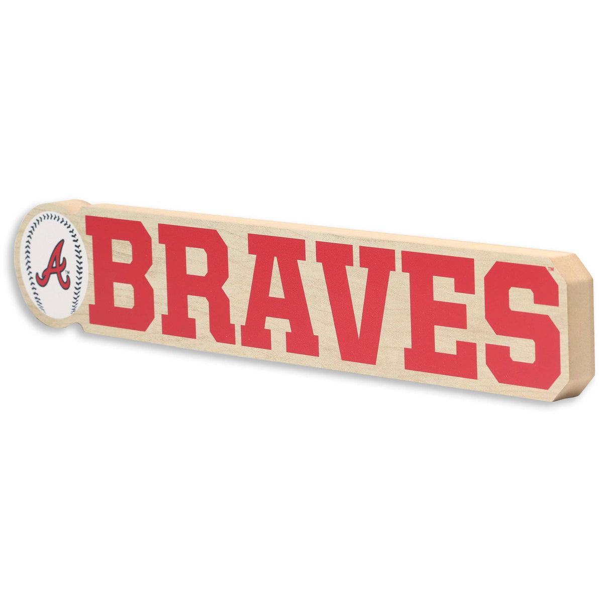 Atlanta Braves Team Spirit Logo Decor