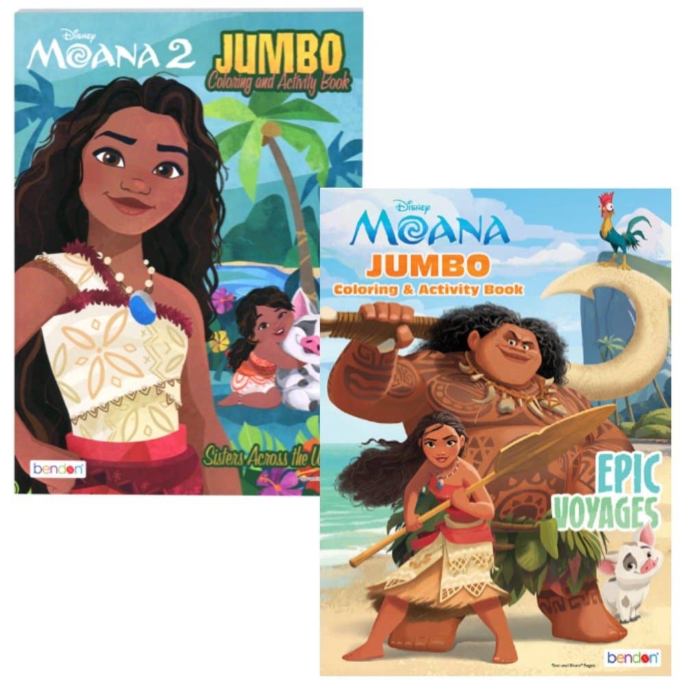 Moana 2 Coloring Book 80-Page