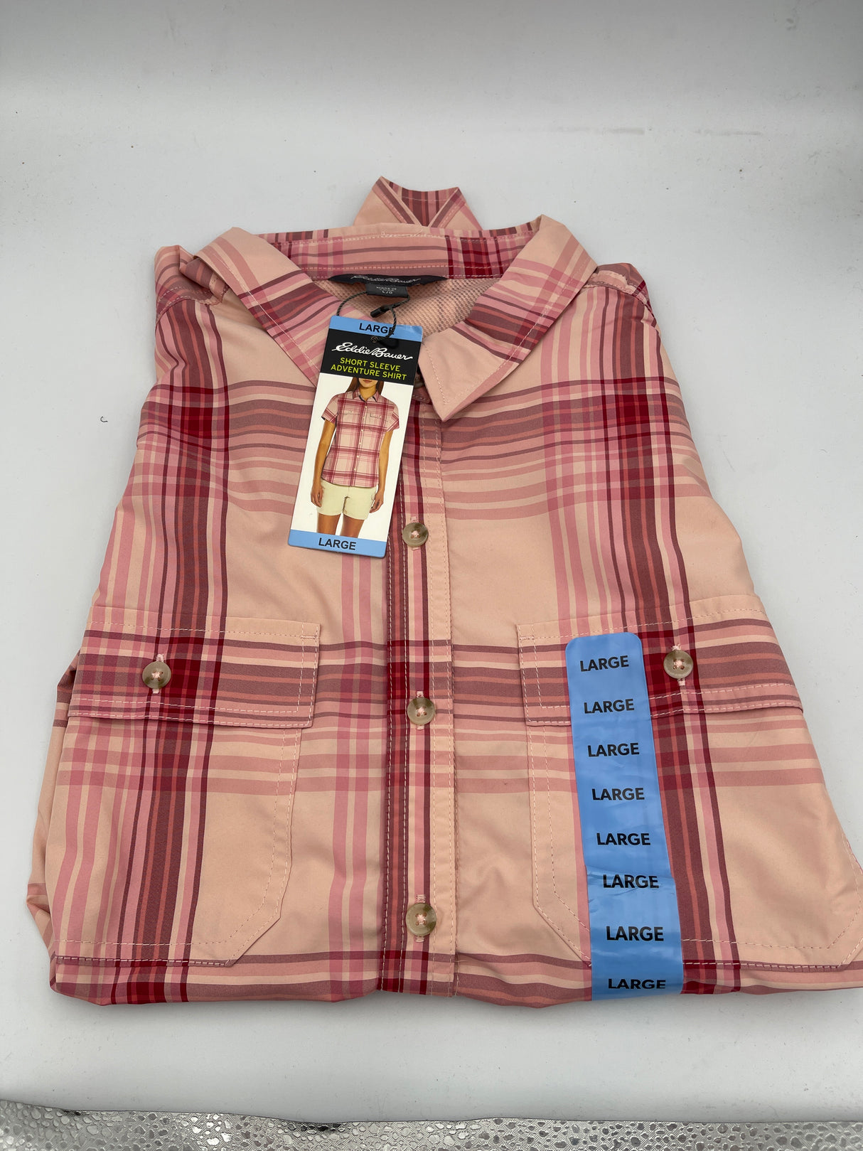 Women's Eddie Bauer Short Sleeve Button Up Shirt