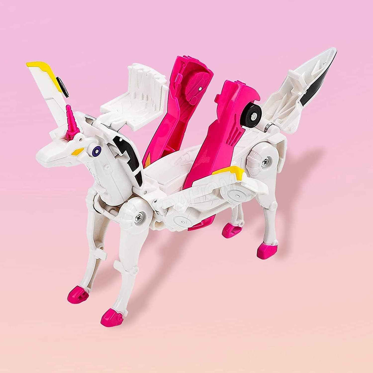 2-in-1 Unicorn Car Toy Transforming Robot Racer
