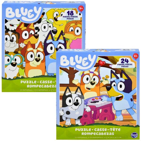 Bluey 18 and 24-piece Puzzles
