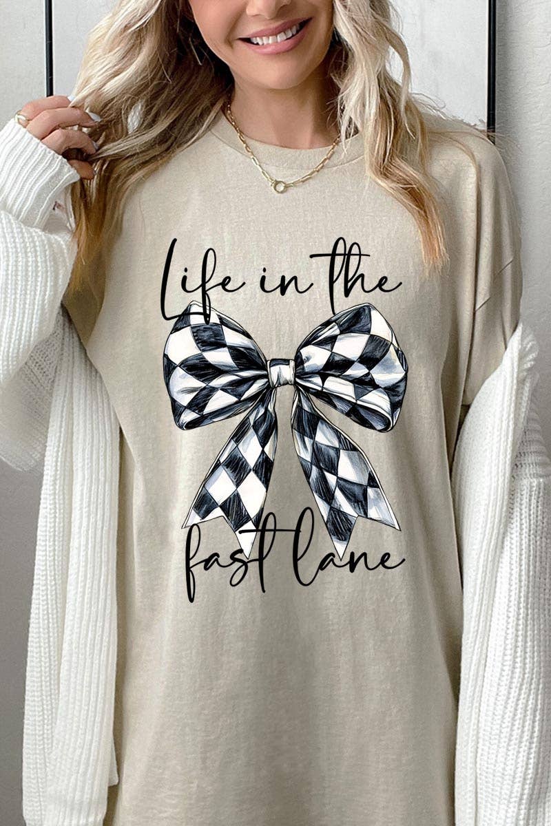 Life in The Fast Lane Graphic Heavy Cotton Tee