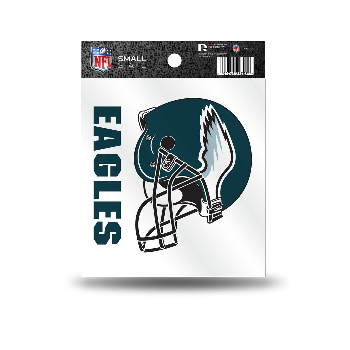 Philadelphia Eagles Helmet Small Static Cling