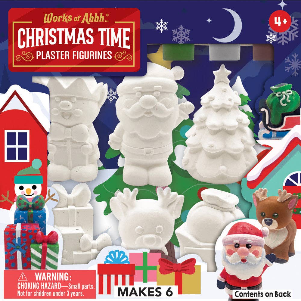 Christmas Time - Plaster Figurine Paint Set