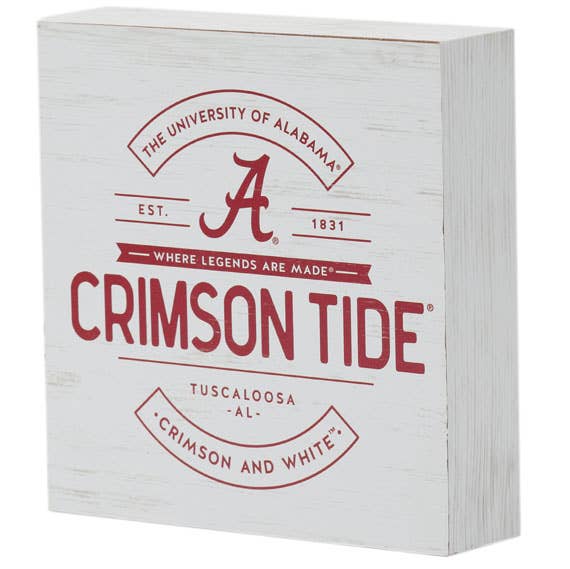University of Alabama Wood Wall Decor