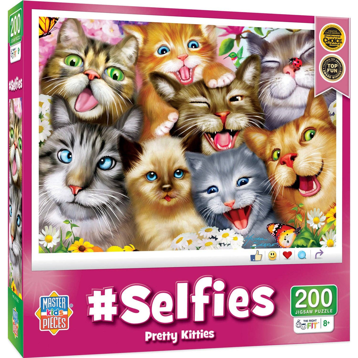 Selfies - Pretty Kitties 200 Piece Puzzle