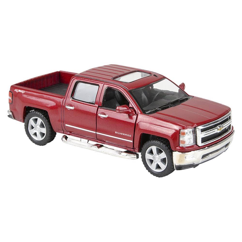 5" Diecast Pull Back 2014 Chevy Silverado 12/Disp
