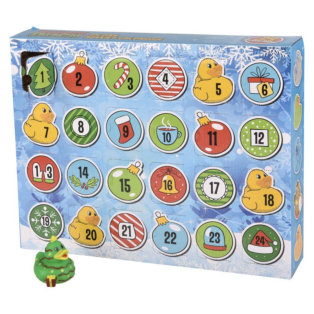 24 DAY RUBBER DUCKY CHRISTMAS ADVENT CALENDAR
