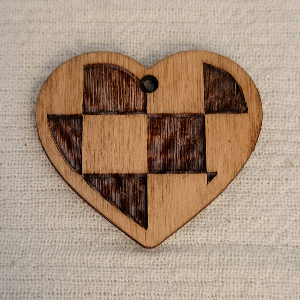 Light Hot Pink Silicone Wristlet with Wavy Checkered Beads