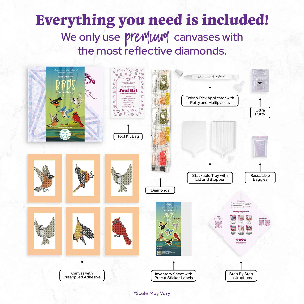 Mini Dazzles™ - Birds