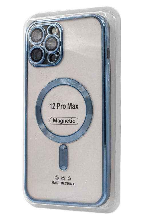 Iph 12 Pro Max Metallic Magnet Blue