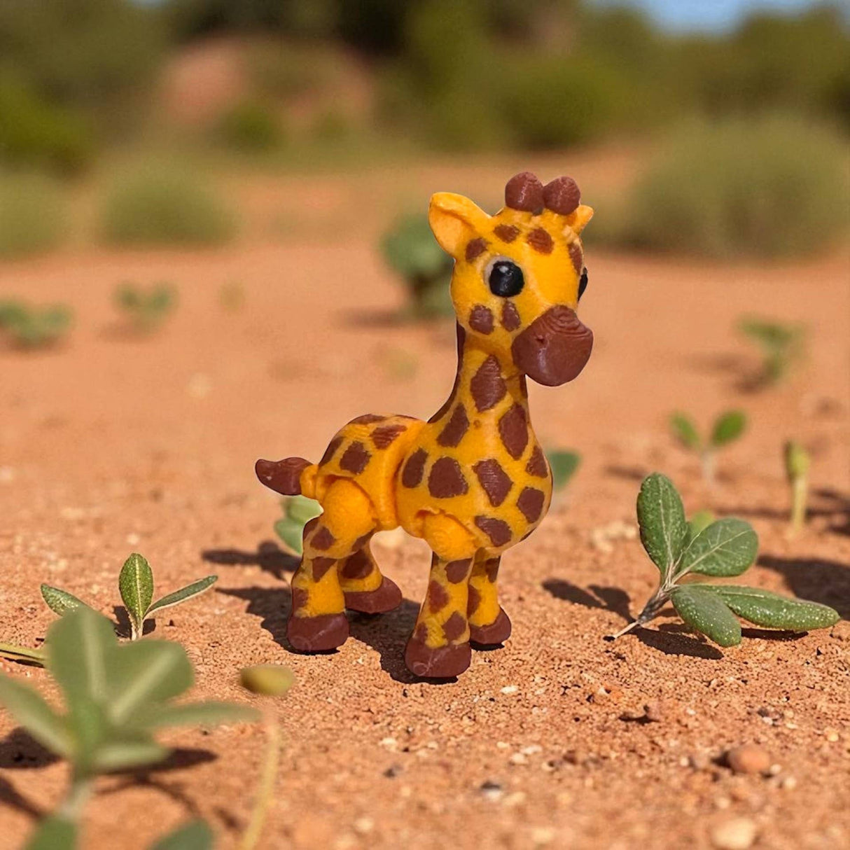 Greg Giraffe Mini 3D Articulated Animal