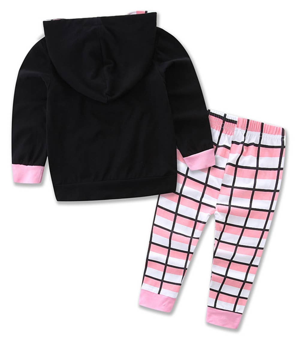 Happy Camper Little Girl Hoodie and Pants