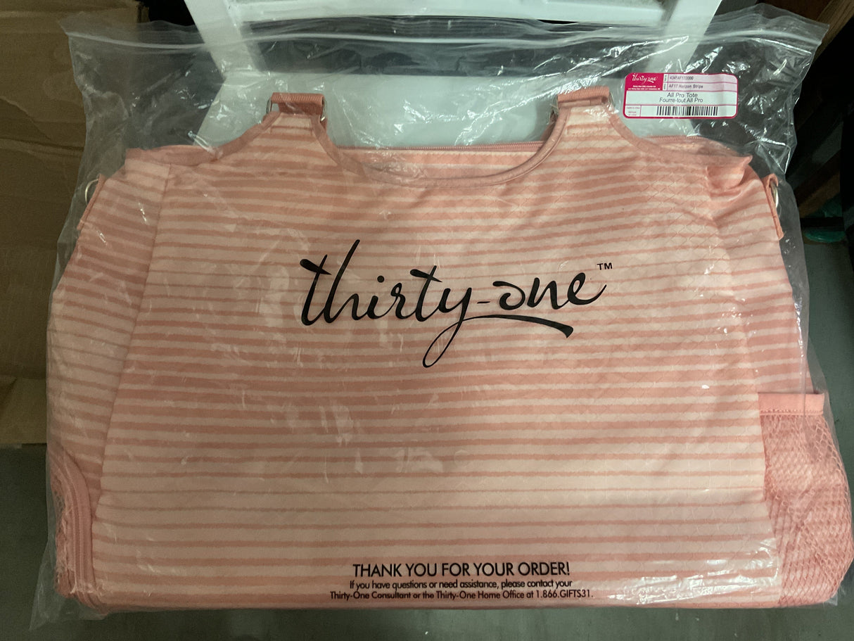 Thirty-One All Pro Tote - Horizon Stripe