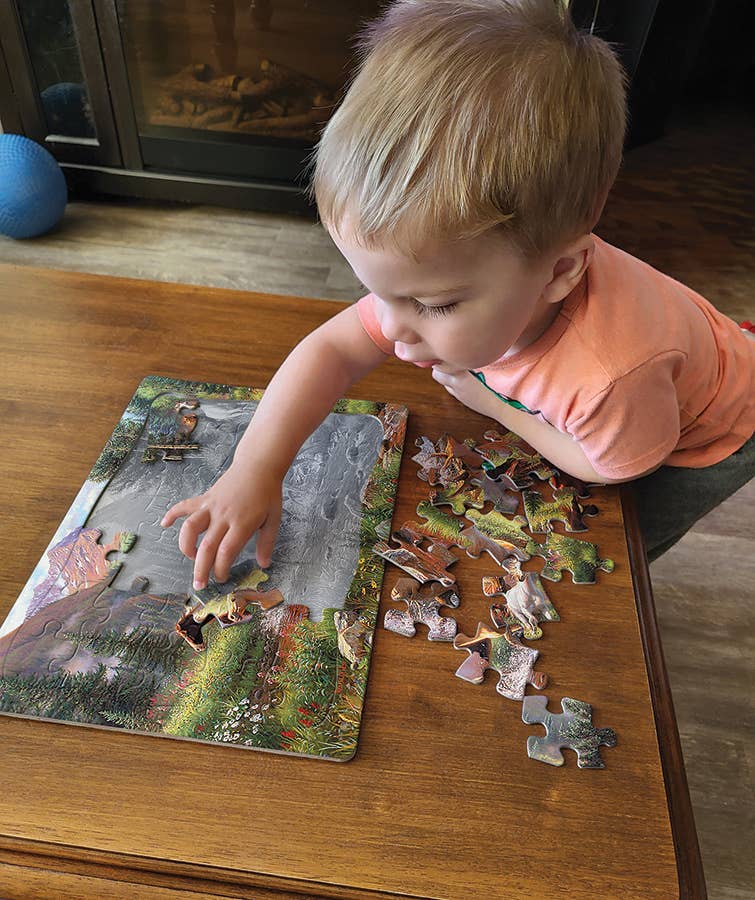 Horse Stream (tray) 35pc puzzle