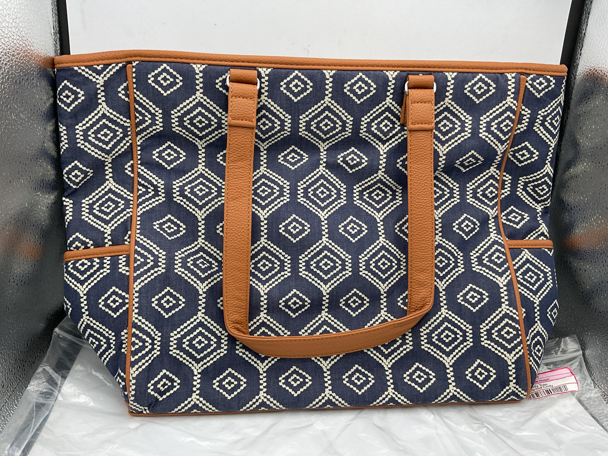 Thirty-One Cindy Tote - Dotty Hexagon