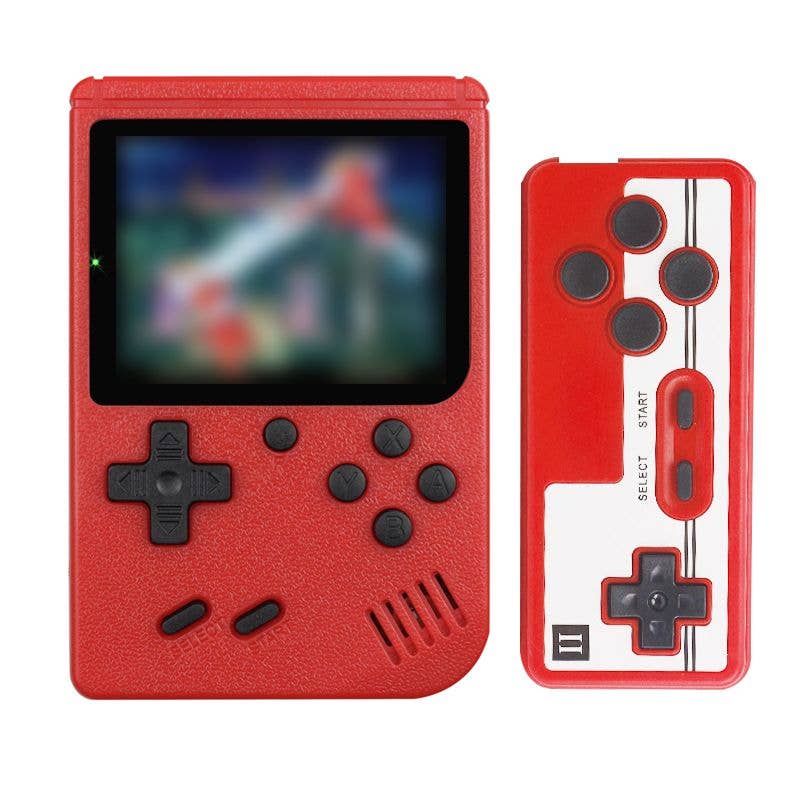 400-In-1 Handheld Game Boy Game Console with 2 Player Controller & TV Connection