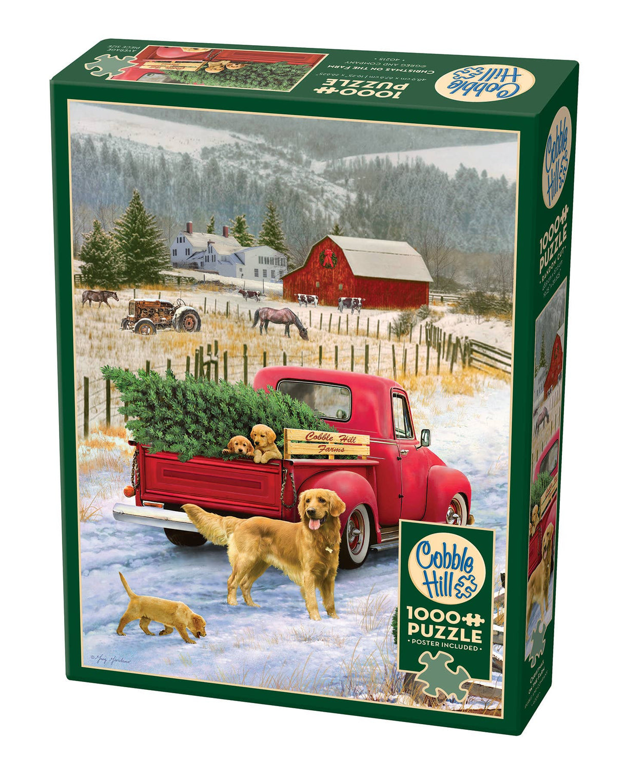 Christmas on the Farm 1000pc puzzle