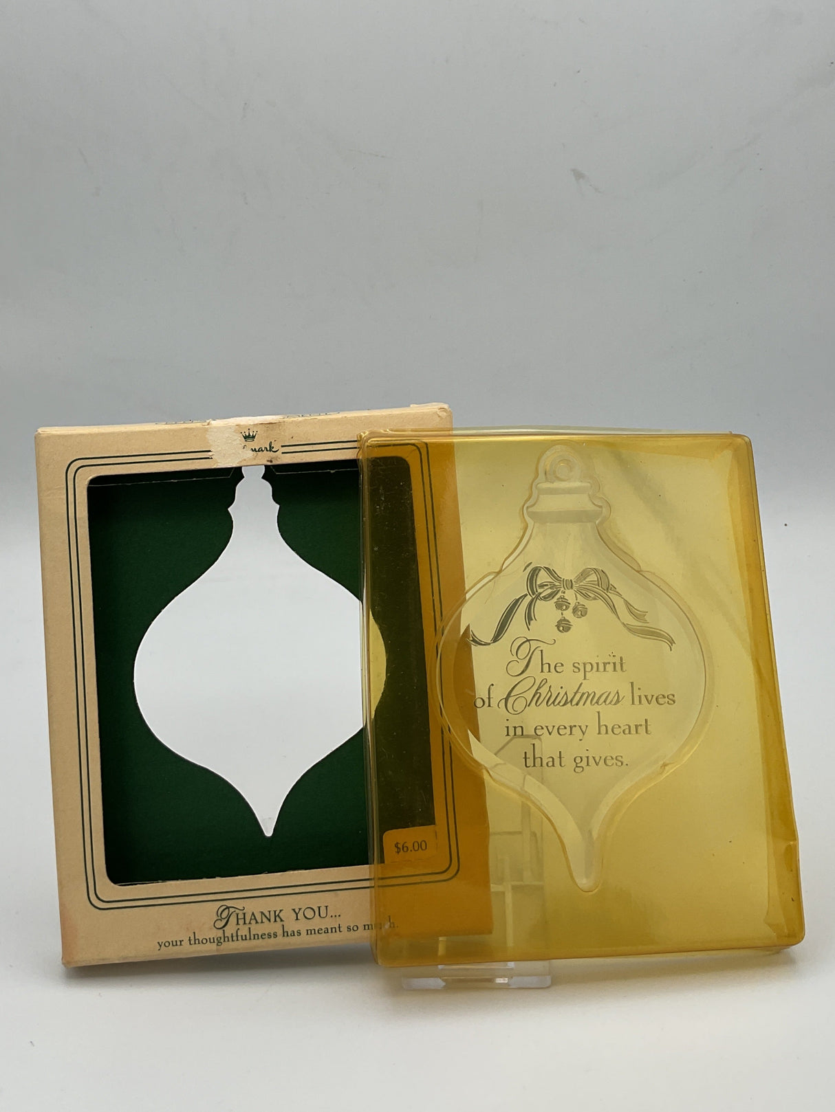 Thank you Keepsake Ornament