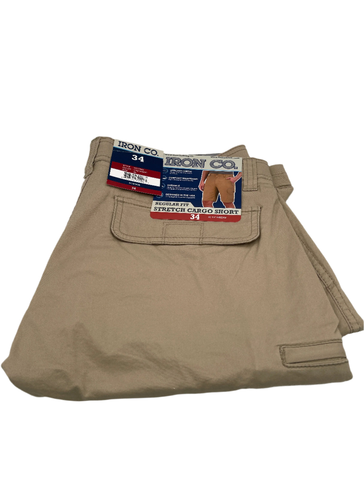 Iron Co Regular Fit Cargo Shorts