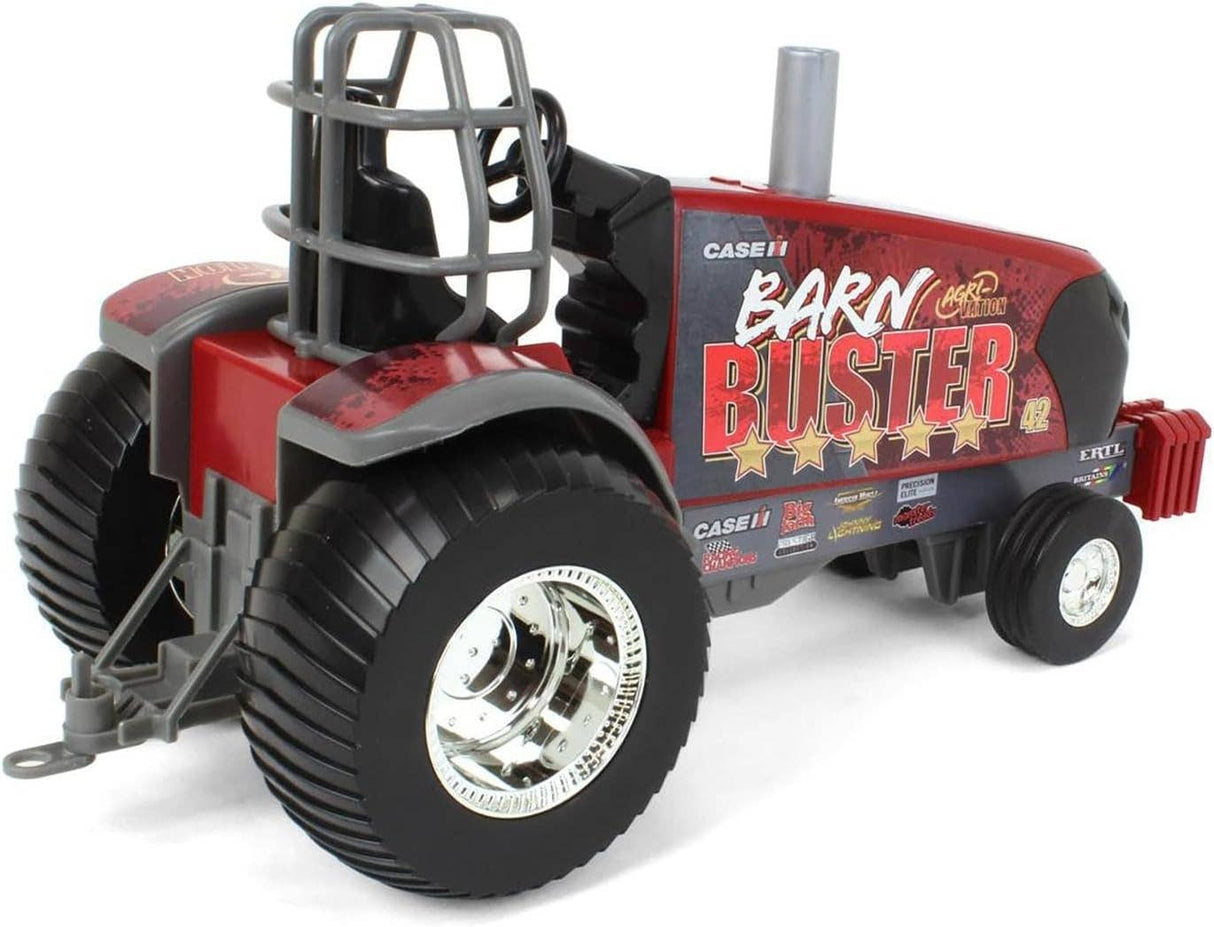 TOMY ERTL 1/16 Big Farm Case IH Barn Buster Pulling Tractor