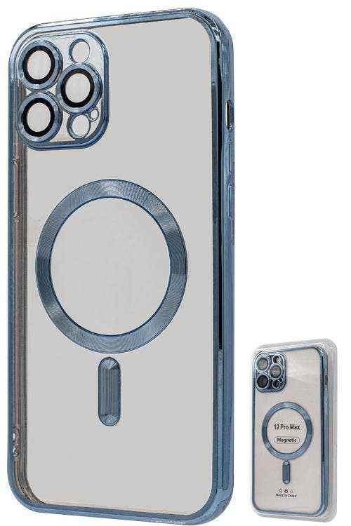 Iph 12 Pro Max Metallic Magnet Blue
