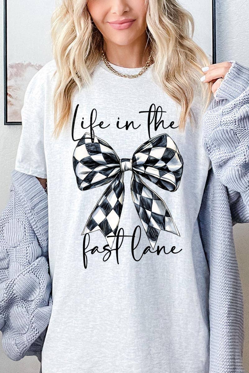 Life in The Fast Lane Graphic Heavy Cotton Tee