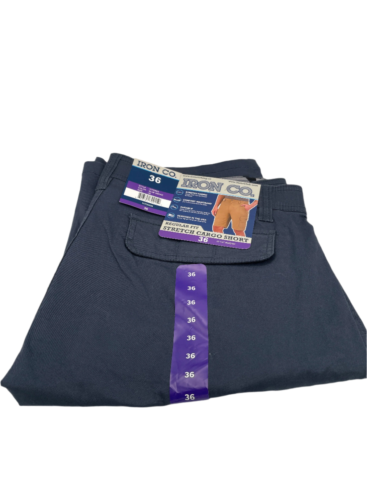 Iron Co Regular Fit Cargo Shorts