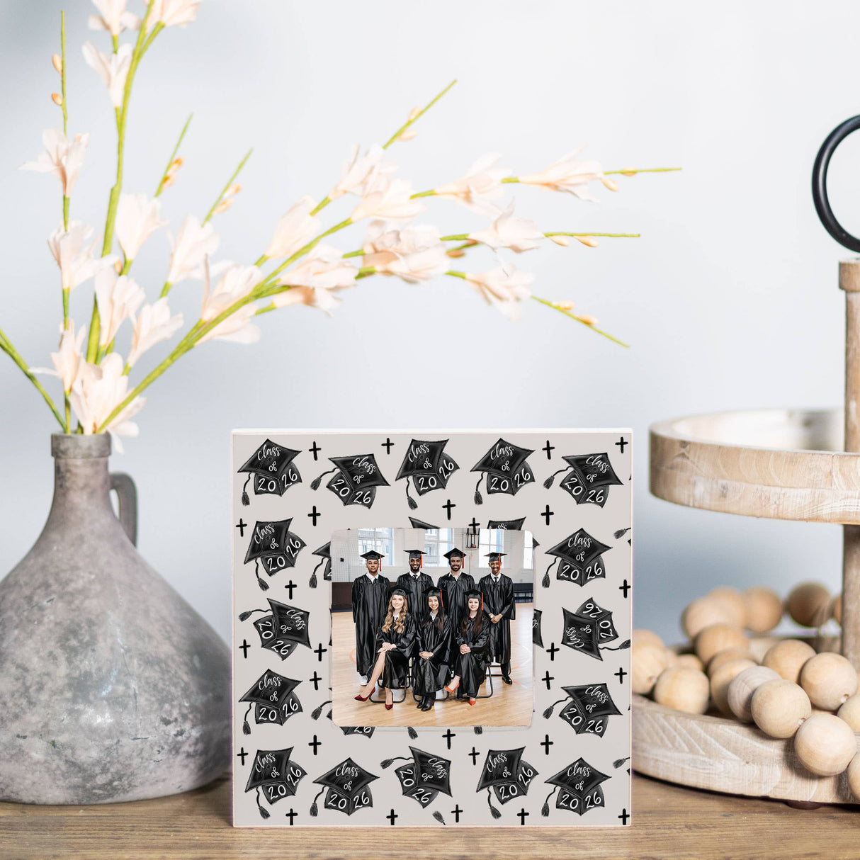 Graduation Picture Frame-Grad Cap Class of 2025