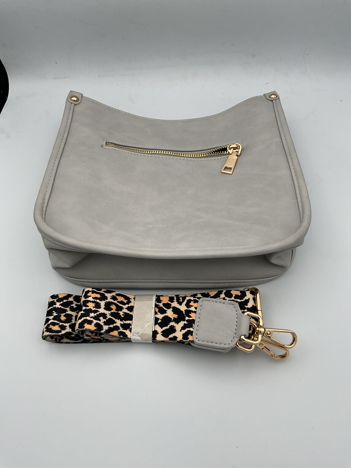 Purse/Handbag with Leopard Print Strap