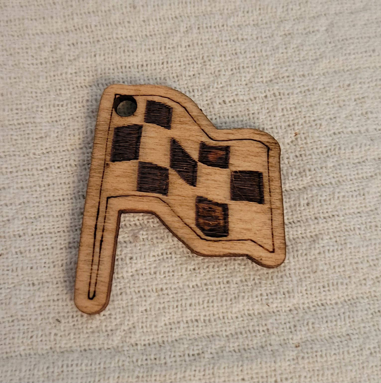 Light Hot Pink Silicone Wristlet with Wavy Checkered Beads