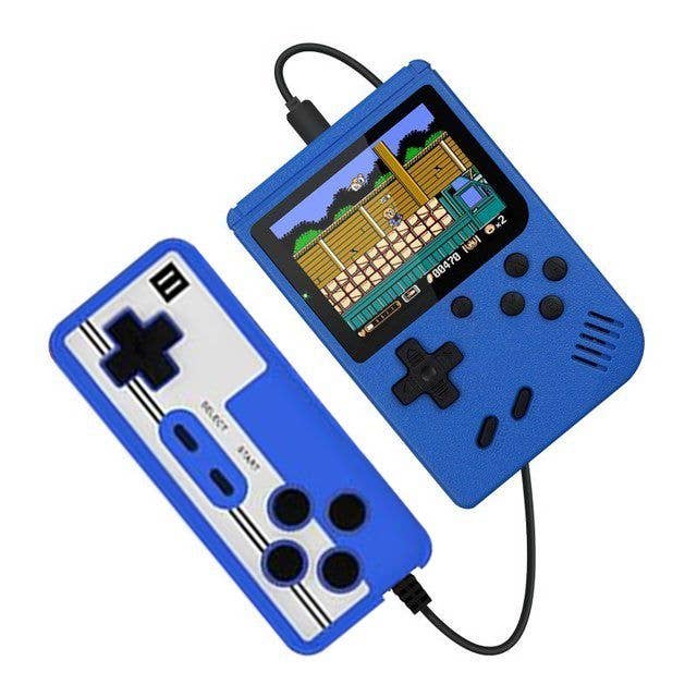 400-In-1 Handheld Game Boy Game Console with 2 Player Controller & TV Connection