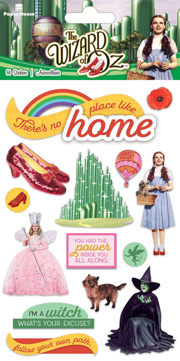 Wizard of Oz Dimensional Sticker
