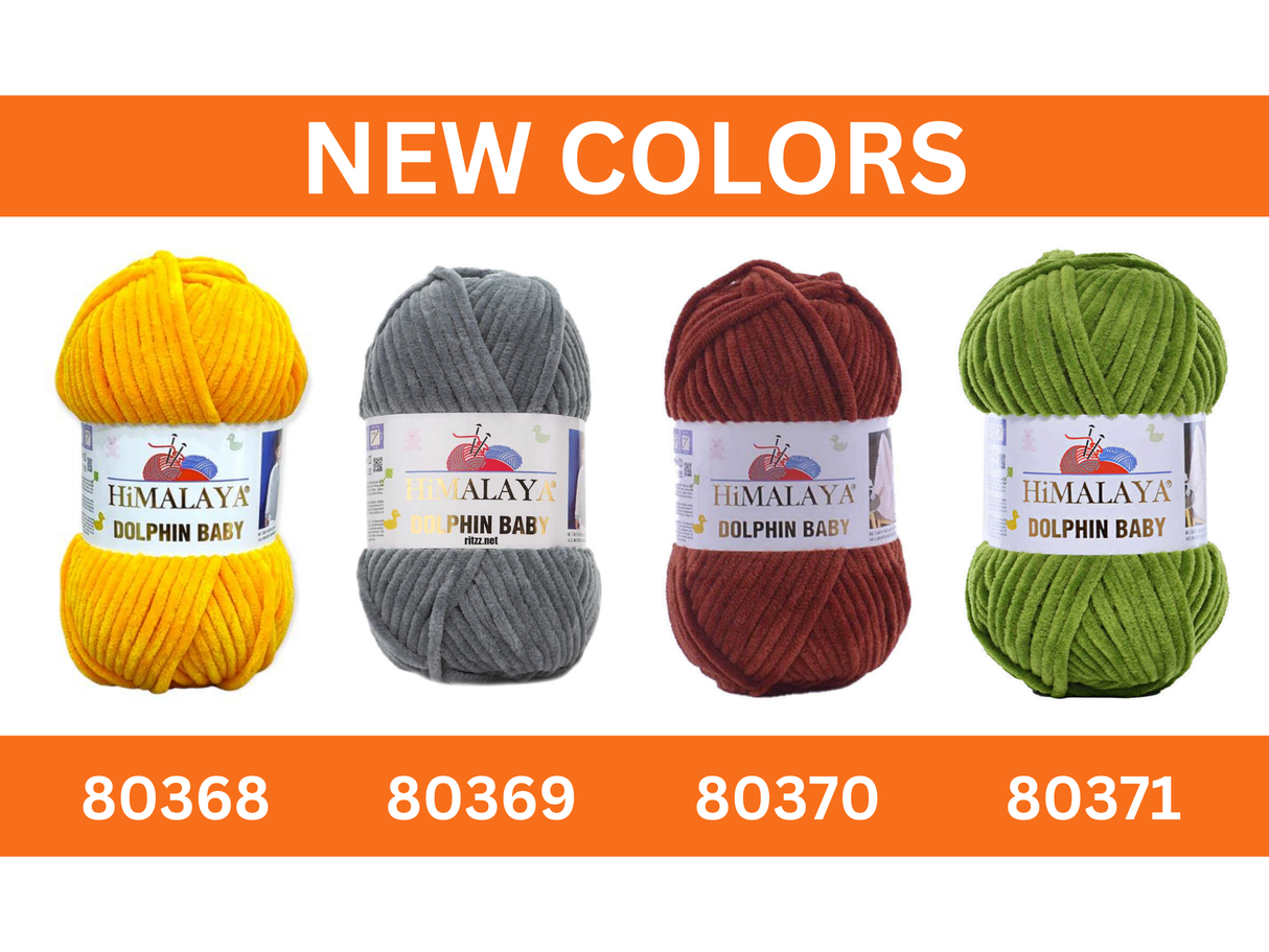 Himalaya Dolphin Baby | Velvet Yarn | Plush Yarn | Knitting