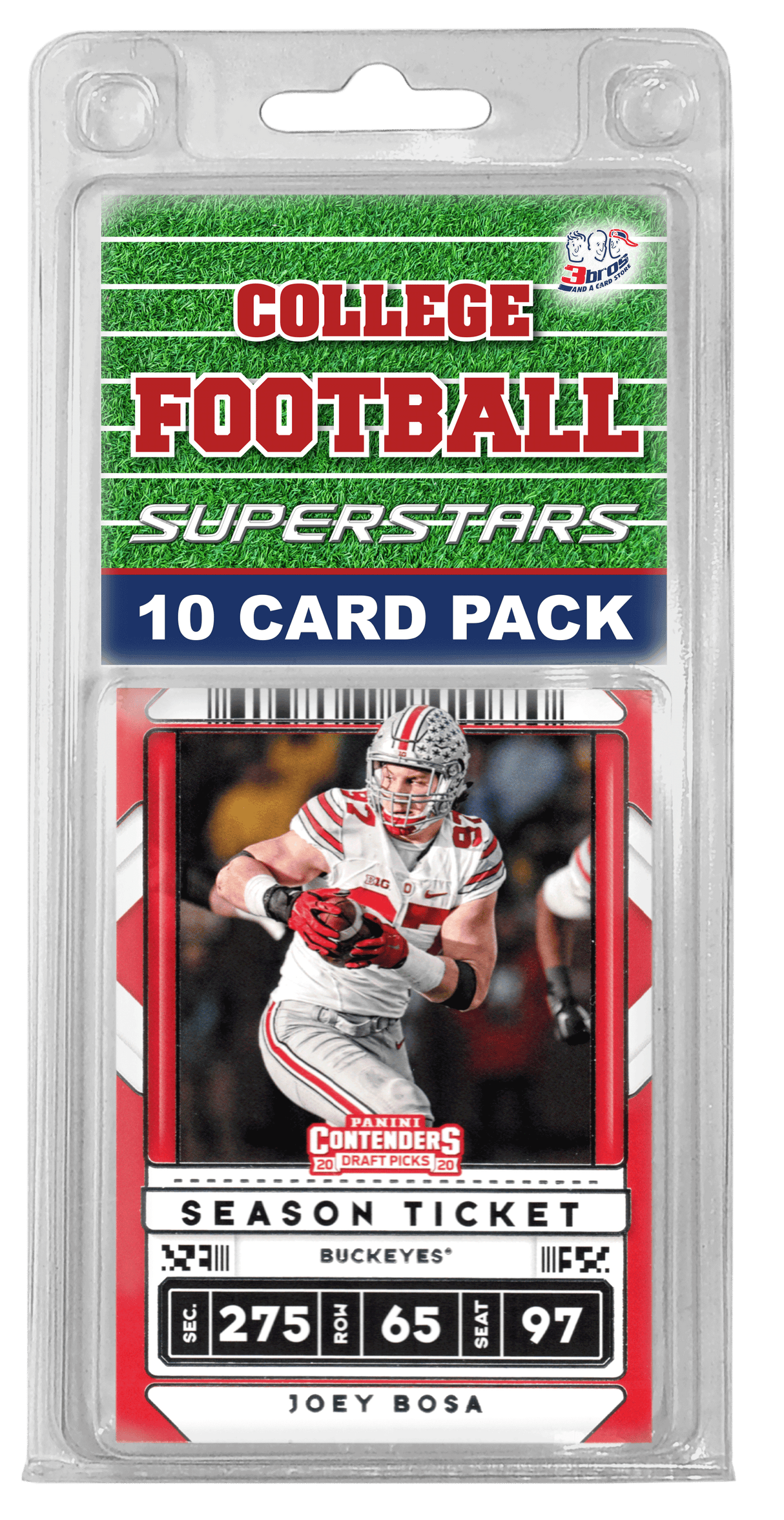 10-Card Ohio State Buckeyes Superstars Kit
