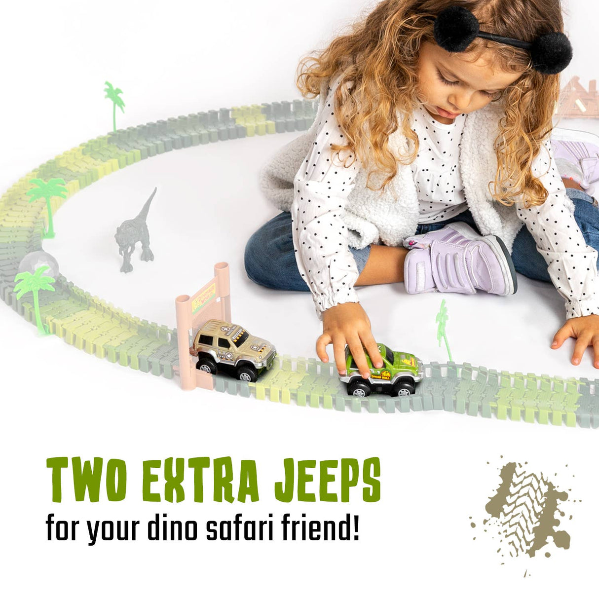 6 Piece Battery Power Toy Race Car Truck Jeep Collection Set