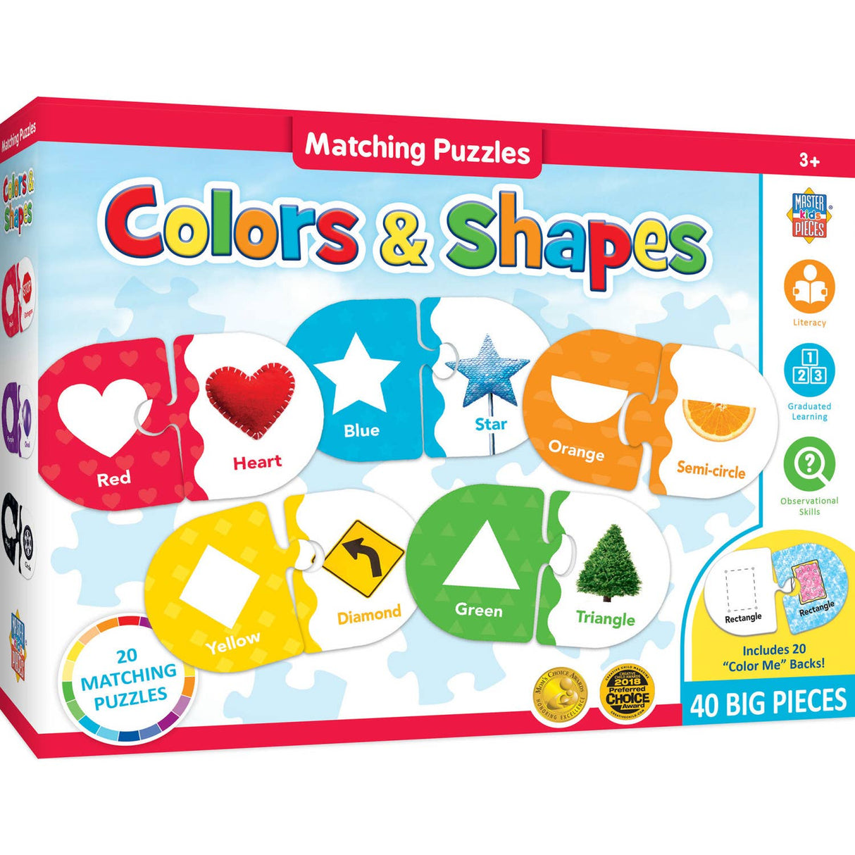 Colors & Shapes - Educational Matching Puzzles