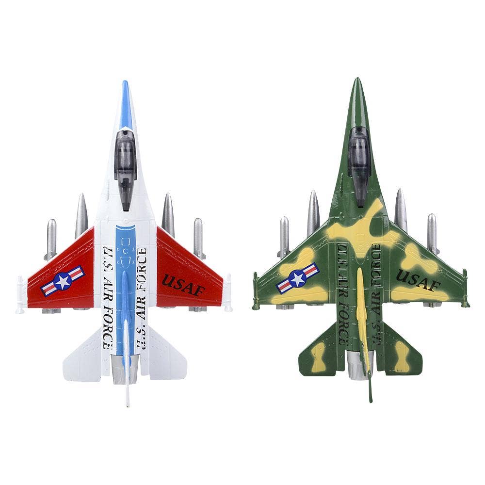 7" F-16 Diecast Jet