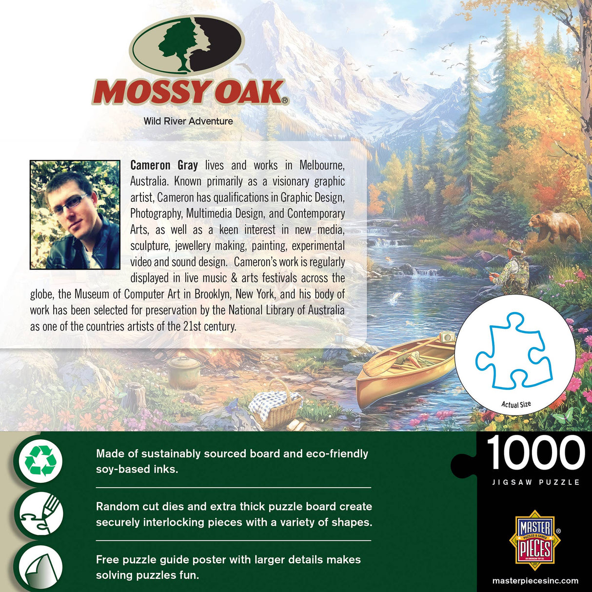 Mossy Oak - Wild River Adventure 1000 Piece Jigsaw Puzzle