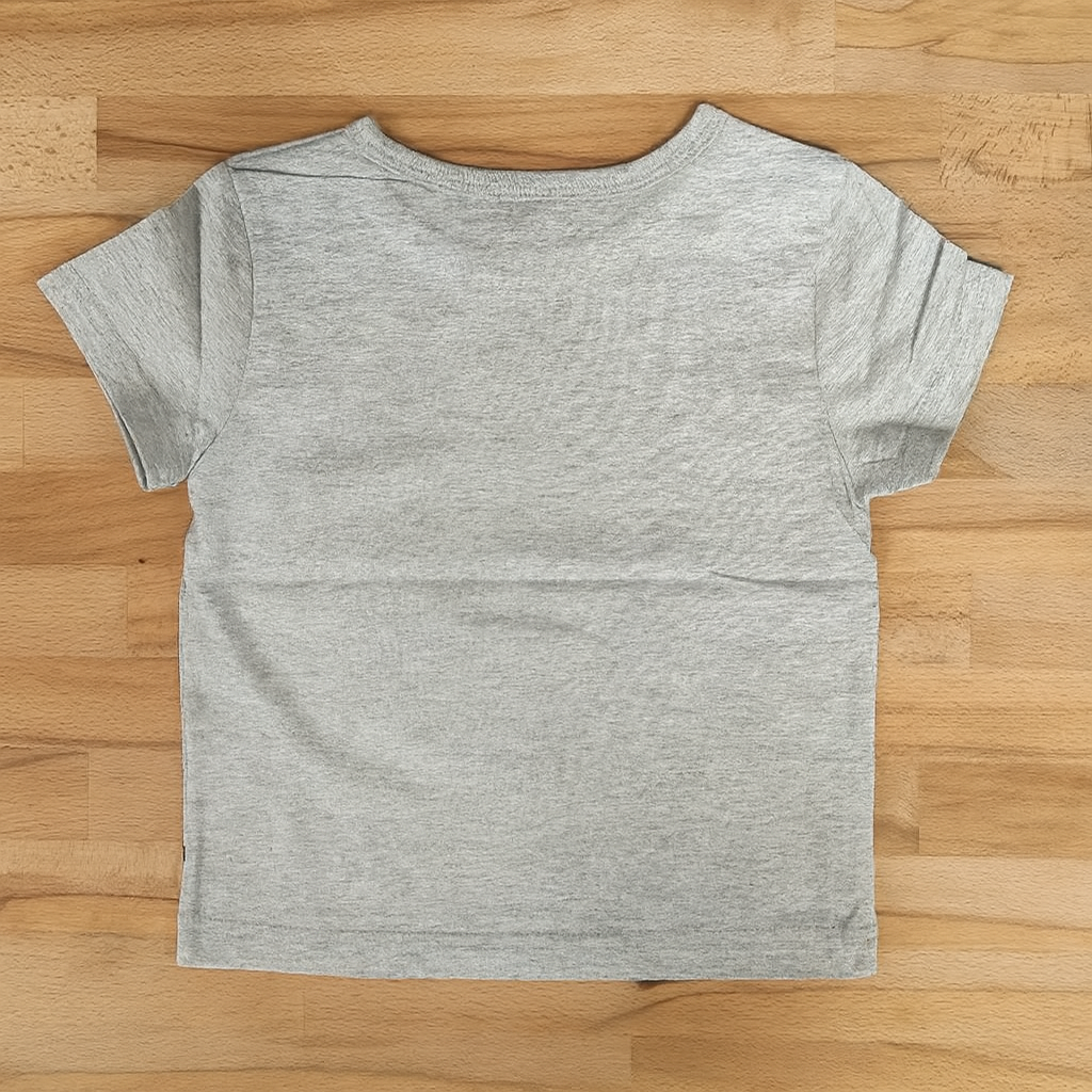 Grey Elephant Graphic Boy T-Shirt