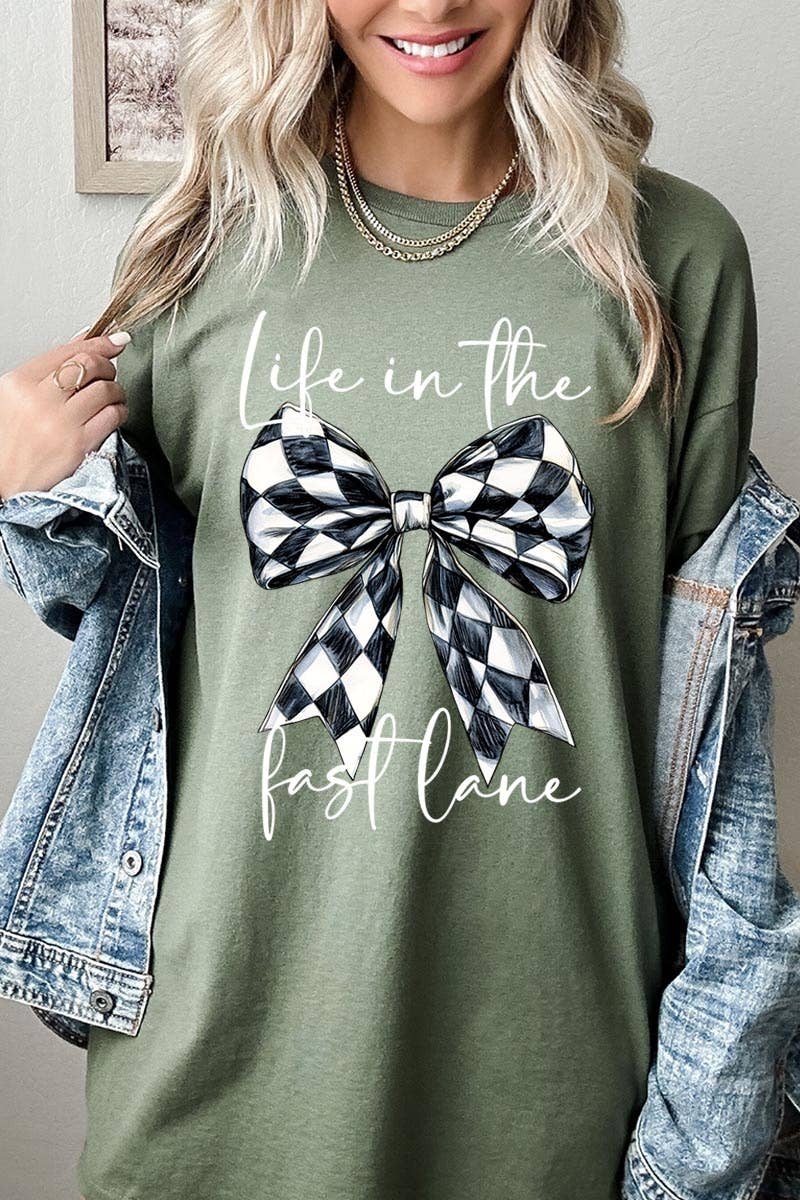Life in The Fast Lane Graphic Heavy Cotton Tee
