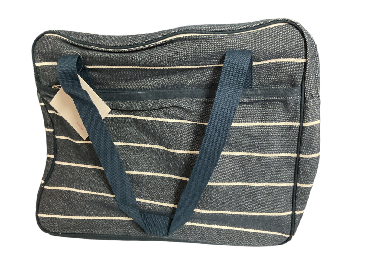 Thirty-One Away for the Weekender - Navy Wide Stripe