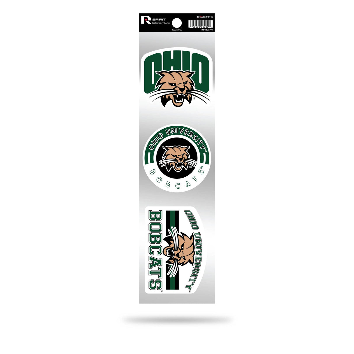 Ohio University 3-Piece Retro Spirit Decal