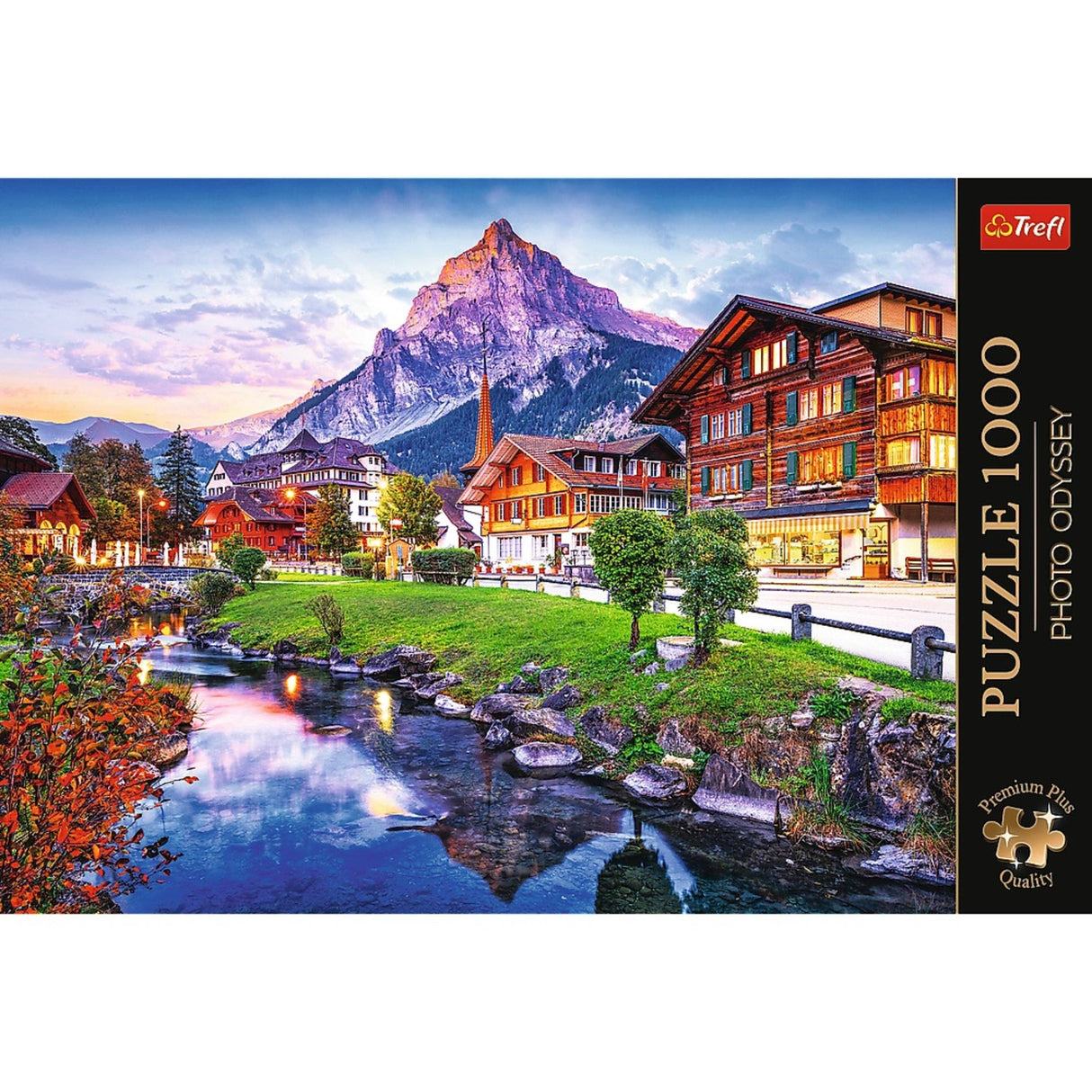 1000 Piece Puzzle - Alpine Village, Switzerland