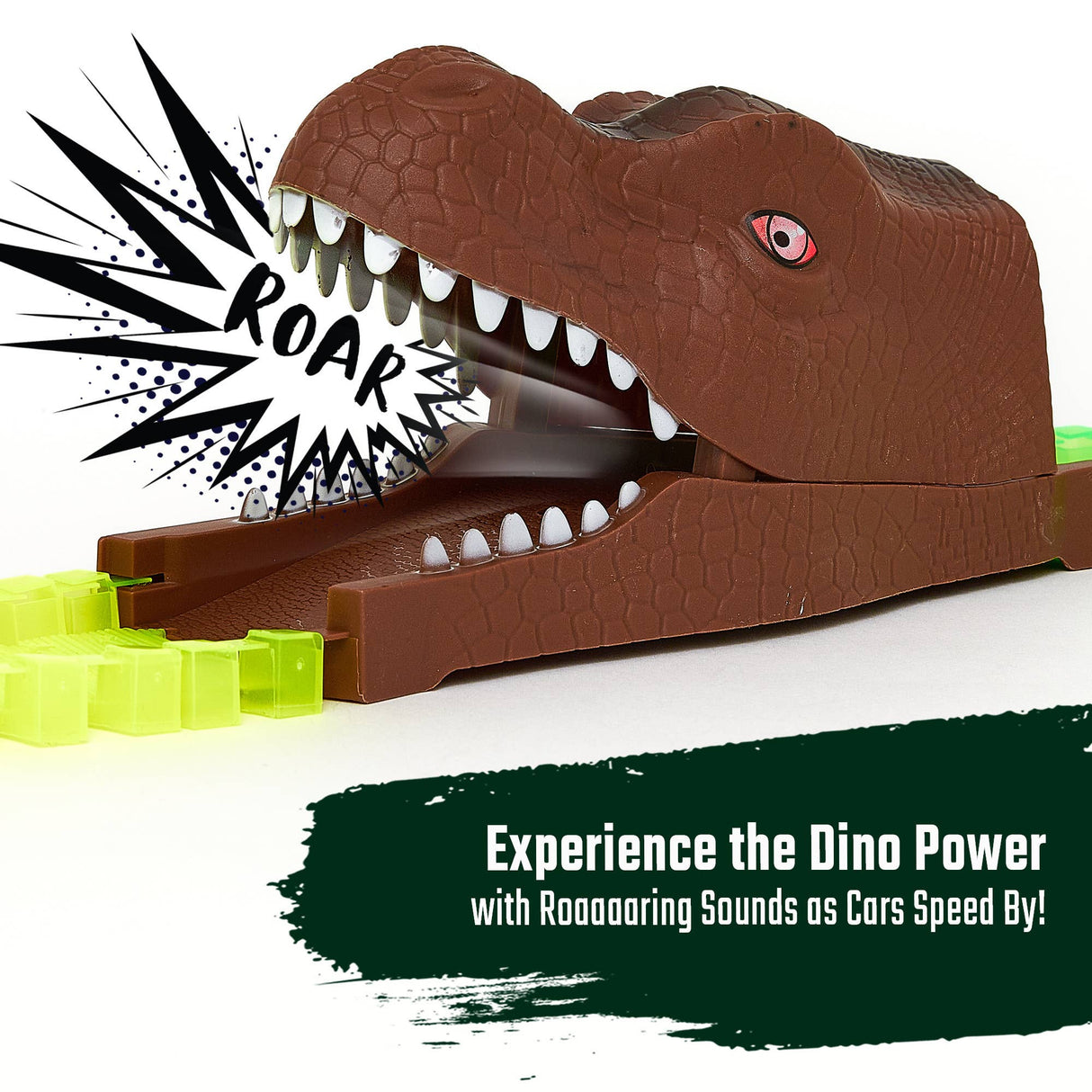 Dinosaur Race Escape Track Playset Toy Gift For Kids, Boys, Girls