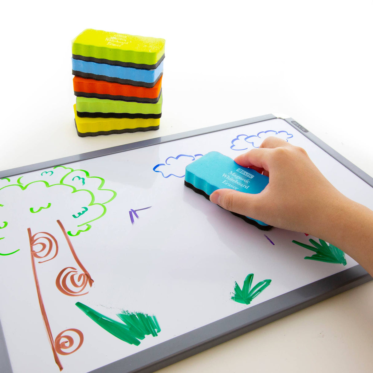 Whiteboard Eraser Magnetic w/ Foam Comfort Grip