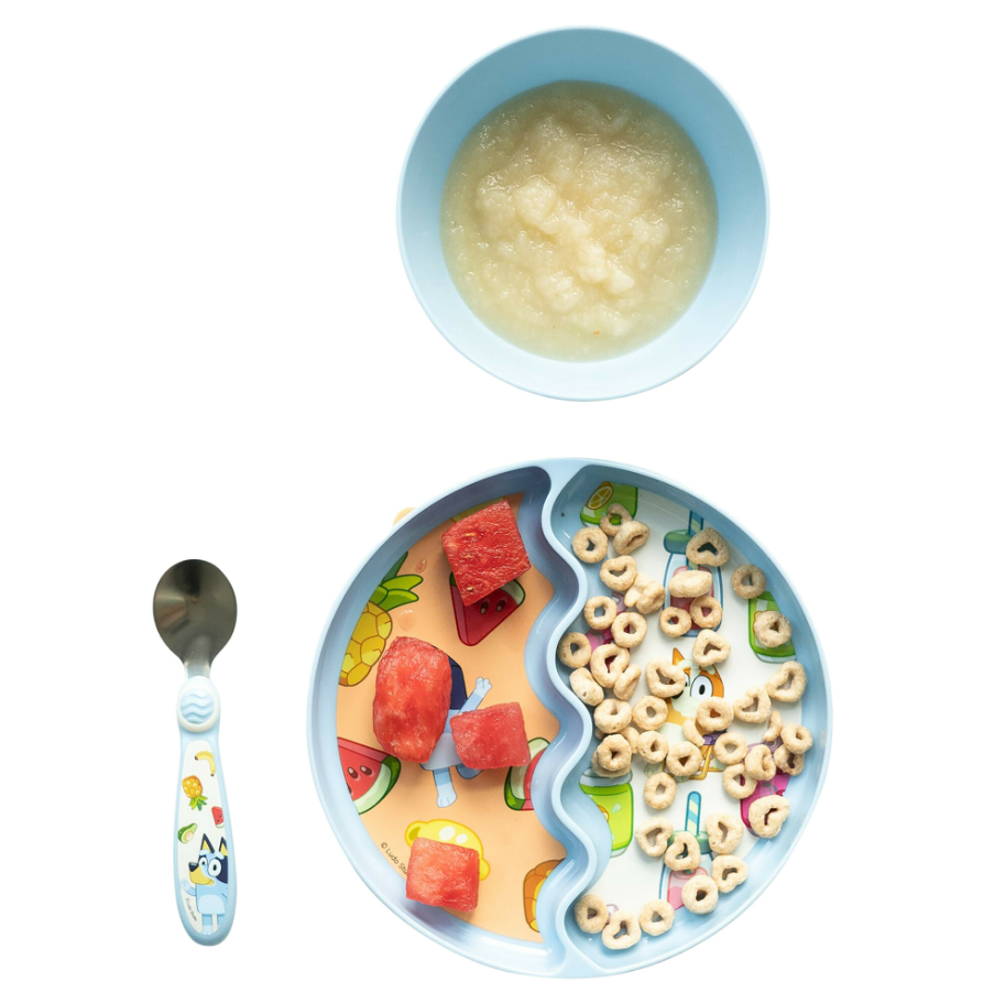 TOMY Bluey 3-Piece Mealtime Set