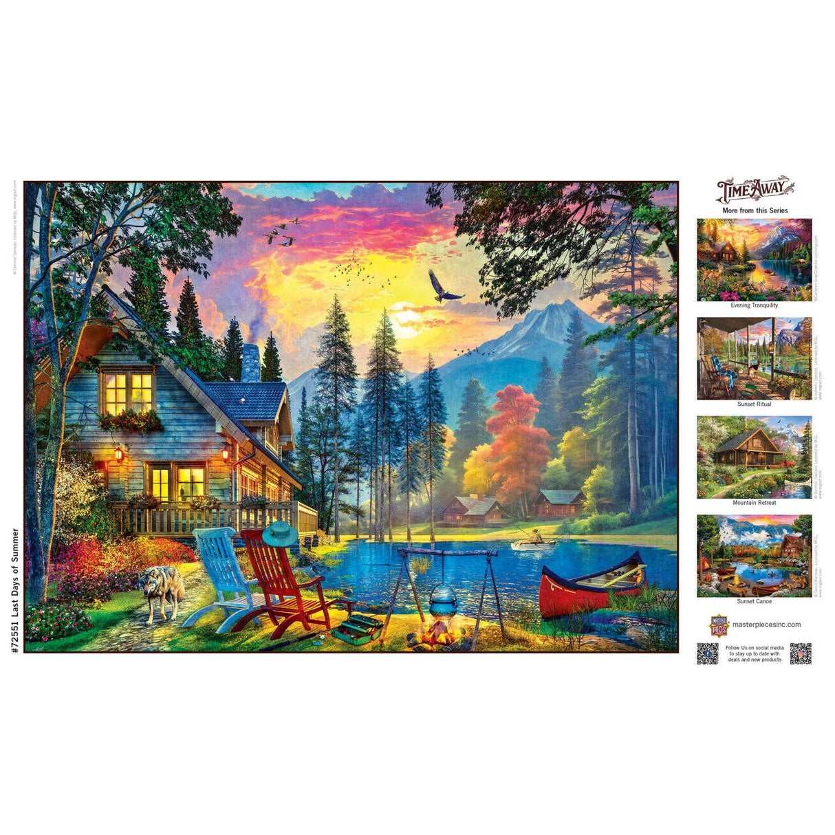 Time Away - Last Days of Summer 1000 Piece Jigsaw Puzzle